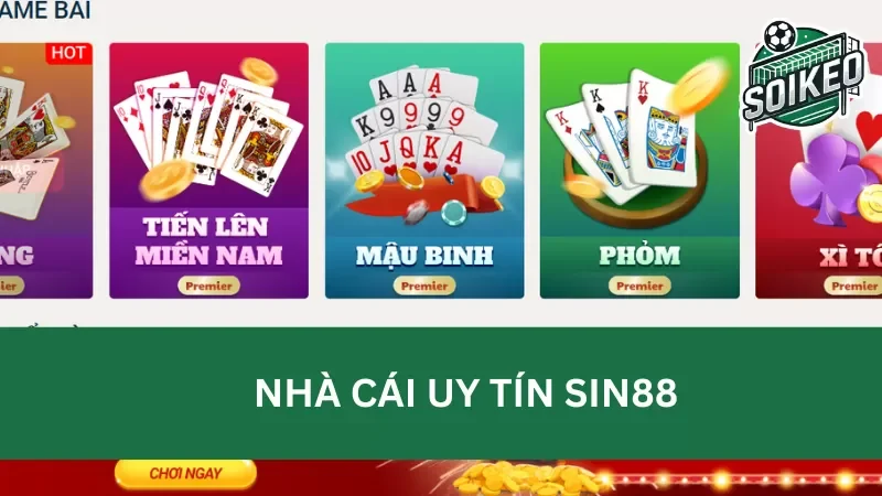 Sức hút đặc biệt của nhà cái Sin88 với cộng đồng cá cược